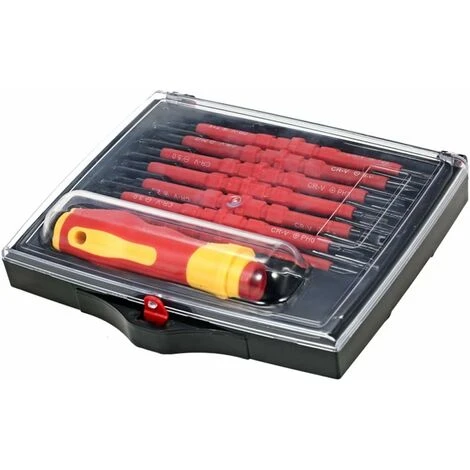 7 En 1 1000V Tournevis Isolants Interchangeables Set Avec Phillips Magnétique Et Embouts Fendue électricien Kit D'outils De Réparation-A 4 7 En 1 1000V Tournevis Isolants Interchangeables Set Avec Phillips Magnétique Et Embouts Fendue électricien Kit D'outils De Réparation-A – Image 4