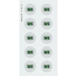 Bouchons D Orifice De Verification Alu Rond - Autoadhésif Sachet De 100 Pces