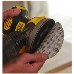 Ponceuse Excentrique STANLEY FatMax SFMCW220B (Machine Seule) -Promos Brico Forte Boutique 33299173 3