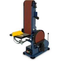 375 Watt Ponceuse à Bande Et à Disque (150mm Disque De Ponçage, Hauteur De Tablette Réglable, Pieds Anti-vibrations) -Promos Brico Forte Boutique 3336942 5