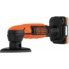 Black & Decker Ponceuse De Détail Sans Fil - 12 V - 1,5 Ah - Plateau Triangulaire 89mm - 1 Batterie - 1 Abrasif Maille BLACK+DECKER BDCDS12S1-QW