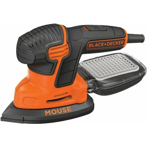 Black & Decker Ponceuse Mouse Filaire 120W Avec Accessoires BLACK+DECKER KA2000-QS 2 Black & Decker Ponceuse Mouse Filaire 120W Avec Accessoires BLACK+DECKER KA2000-QS – Image 2