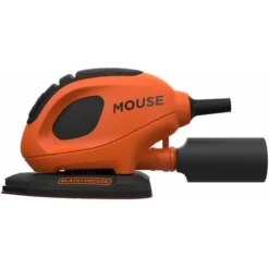 Black & Decker BLACK+DECKER Ponceuse De Détail Mouse Filaire 55W Fixation Auto-agrippante + 6 Abrasifs -Promos Brico Forte Boutique 34599656 2