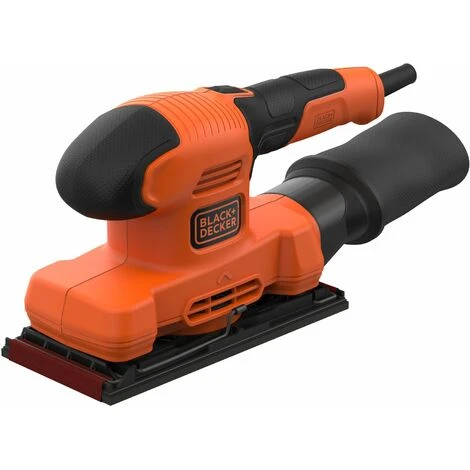 Black & Decker Ponceuse Vibrante Filaire 150W 14 000trs/min, Avec Un Sac De Collection Des Poussières Et 1 Abrasif BLACK+DECKER BEW220-QS 1 Black & Decker Ponceuse Vibrante Filaire 150W 14 000trs/min, Avec Un Sac De Collection Des Poussières Et 1 Abrasif BLACK+DECKER BEW220-QS