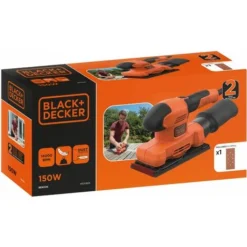 Black & Decker Ponceuse Vibrante Filaire 150W 14 000trs/min, Avec Un Sac De Collection Des Poussières Et 1 Abrasif BLACK+DECKER BEW220-QS 9 Black & Decker Ponceuse Vibrante Filaire 150W 14 000trs/min, Avec Un Sac De Collection Des Poussières Et 1 Abrasif BLACK+DECKER BEW220-QS -Promos Brico Forte Boutique 34599695 5
