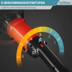 XPOtool Machine Polir Meuleuse 1200W 3000 Tr./min Pochette Polisseuse 6 Niveaux Ponceuse Rotative -Promos Brico Forte Boutique 35582533 5