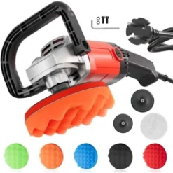 XPOtool Machine Polir Meuleuse 1200W 3000 Tr./min Polisseuse 6 Niveaux Ponceuse Rotative Set