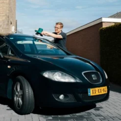 Polisseuse Excentrique 120W – 240mm - Double Poignées - 6 Bonnets De Polissage Inclus -Promos Brico Forte Boutique 36292993 5