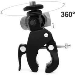 Adaptateur De Tête Sphérique Pour Pince De Caméra 2 Pièces Clip De Caméra Réglable Standard 1/4 Pouce Articulé Pour Appareil Photo, Flash, Trépied, Moniteur DV, Lumières LED. -Promos Brico Forte Boutique 37647125 3