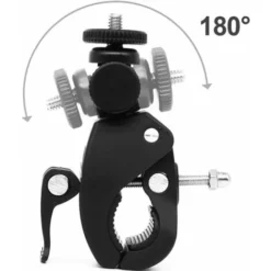 Adaptateur De Tête Sphérique Pour Pince De Caméra 2 Pièces Clip De Caméra Réglable Standard 1/4 Pouce Articulé Pour Appareil Photo, Flash, Trépied, Moniteur DV, Lumières LED. -Promos Brico Forte Boutique 37647125 4