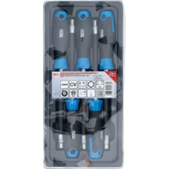 BGS Technic Tournevis Flexible Avec Poignée Ronde Profil E4 - E8 Longueur De Lame 150 mm 5 pièces 5 BGS Technic Tournevis Flexible Avec Poignée Ronde Profil E4 - E8 Longueur De Lame 150 mm 5 pièces -Promos Brico Forte Boutique 38364625 3