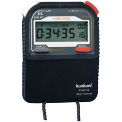 Chronomètre Profilé 25 1/100 Sec. Numérique HANHART