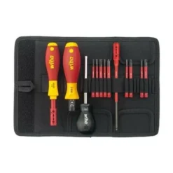 Wiha Jeu De Tournevis Dynamométriques TorqueVario®-S Electric Mélangé 13 Pcs à Couple Limité à Réglage Variable Dans Une Trou... RI17290