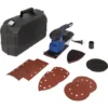Ponceuse Excentrique Delta Vibrante 220W 12000 Tr/min Avec 6 Feuilles Abrasives