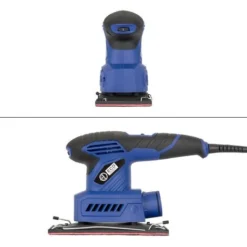 Ponceuse Excentrique Delta Vibrante 220W 12000 Tr/min Avec 6 Feuilles Abrasives -Promos Brico Forte Boutique 39896570 2