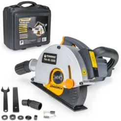 Mallette Rainureuse électrique à Béton Double Disques Avec Laser 3000W