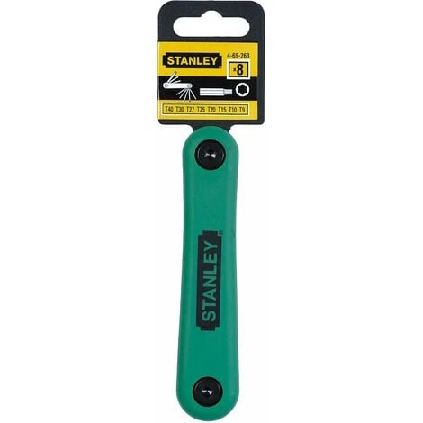 STANLEY - Jeu De 8 Clés Mâles Torx Gamme Pro - 4-69-263 - T9 à T40 2 STANLEY - Jeu De 8 Clés Mâles Torx Gamme Pro - 4-69-263 - T9 à T40 – Image 2
