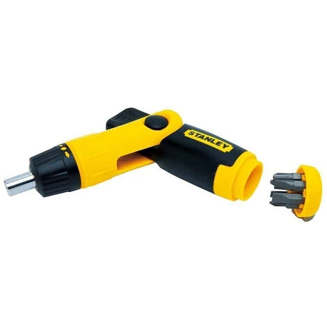STANLEY - Tournevis Porte-embouts Pistolet Articulé à Cliquet - 0-63-022 - Coffret De 24 Embouts 2 STANLEY - Tournevis Porte-embouts Pistolet Articulé à Cliquet - 0-63-022 - Coffret De 24 Embouts – Image 2