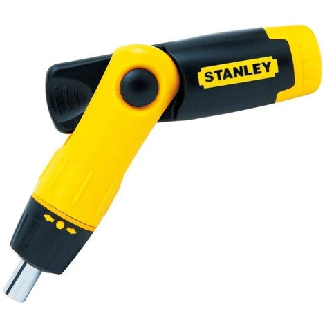 STANLEY - Tournevis Porte-embouts Pistolet Articulé à Cliquet - 0-63-022 - Coffret De 24 Embouts 3 STANLEY - Tournevis Porte-embouts Pistolet Articulé à Cliquet - 0-63-022 - Coffret De 24 Embouts – Image 3