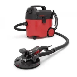Ponceuse à Plâtre Compacte, Ponceuse Murale MENZER TBS 225 Et Aspirateur Industriel VC 760 / + Kit D’abrasifs