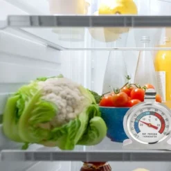 TRIOM 3 PCS Thermomètre Réfrigérateur Grand Cadran En Acier Inoxydable De Température Pour Congélateur Refroidisseur Avec Crochet Suspension Et Support (3PCS) -Promos Brico Forte Boutique 41657206 4