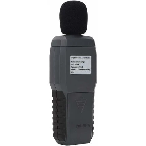 Sonomètre Irisfr Enregistreur De Niveau Sonore Testeur Du Bruit Sonomètre Audionumérique, Plage De Mesure 30-130dB,1pcs 3 Sonomètre Irisfr Enregistreur De Niveau Sonore Testeur Du Bruit Sonomètre Audionumérique, Plage De Mesure 30-130dB,1pcs – Image 3