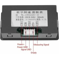 Betterlife Digitaler Tachometer – 4 LED-Digital-Tachometer-Tachometer + NPN-Hall-Effekt-Näherungsschaltersensor, 1 Set -Promos Brico Forte Boutique 43427713 5