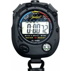 Stoppuhr, Betterlife Digital LCD, Tragbar, Stoppuhr, Alarm, 1 Stück, Schwarz