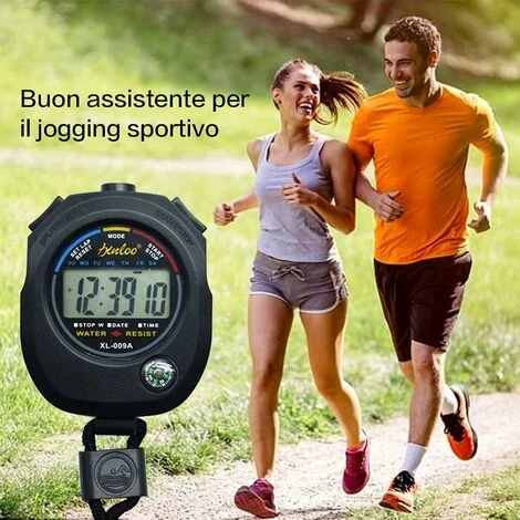 Stoppuhr, Betterlife Digital LCD, Tragbar, Stoppuhr, Alarm, 1 Stück, Schwarz 5 Stoppuhr, Betterlife Digital LCD, Tragbar, Stoppuhr, Alarm, 1 Stück, Schwarz – Image 5