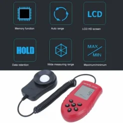 Digitaler Beleuchtungsstärkemesser, Automatischer Betterlife-Belichtungsmesser Für Krankenhäuser Für Schulen, 1 Stk -Promos Brico Forte Boutique 43896260 5