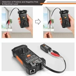TACKLIFE Wire Tracker, Détecteur De Ligne De Testeur De Câble Multifonction RJ11 RJ45 Avec Sonde NCV Pour La Collation De Câbles Réseau LAN Ethernet - CT03 -Promos Brico Forte Boutique 44000353 4