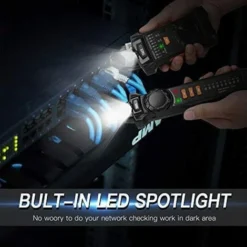 TACKLIFE Wire Tracker, Détecteur De Ligne De Testeur De Câble Multifonction RJ11 RJ45 Avec Sonde NCV Pour La Collation De Câbles Réseau LAN Ethernet - CT03 -Promos Brico Forte Boutique 44000353 5