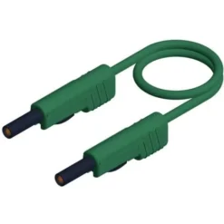 Cordon De Mesure SKS Hirschmann MLB 50/1 V Gn [Banane Mâle 4 Mm - Banane Mâle 4 Mm] 0.50 M Vert 1 Pc(s)