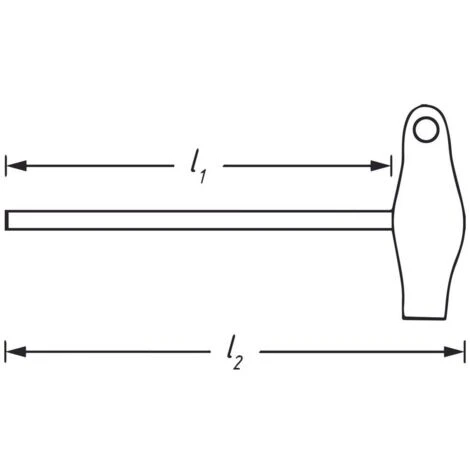 Clé Coudée Pour Vis à 6 Pans Creux 5 Mm Hazet 828-5 Longueur De La Lame: 200 Mm N/A 1 Pc(s) 2 Clé Coudée Pour Vis à 6 Pans Creux 5 Mm Hazet 828-5 Longueur De La Lame: 200 Mm N/A 1 Pc(s) – Image 2