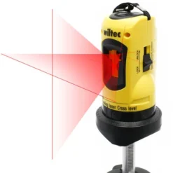 Niveau Laser Rotatif Auto-nivelant Avec Trépied 1,2m Pour La Mesure Des Angles Et Surface -Promos Brico Forte Boutique 4438635 3