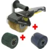 FARTOOLS PACK REX120C RENOVATEUR EXTERIEUR + BROSSE A LAMELLES ABRASIVES + BROSSE FIBRE SYNTHETIQUE ET LAMELLES ABRASIVES
