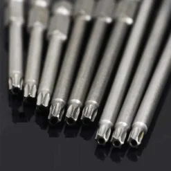 11 Pièces 100mm S2 1/4Pouce Torx Tournevis Bits à Tige Hexagonale De Précision Foret Tournevis Magnétique De Sécurité T6-T40 Tournevis à Tête Longue Torx -Versailles -Promos Brico Forte Boutique 45342202 5