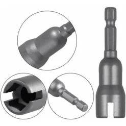 Tourne-écrous Hexagonaux 1/4"，Irisfr（2pcs） -Promos Brico Forte Boutique 45417367 5