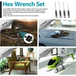 Tournevis Hexagonal, Kit De Tournevis, Outils De Maintenance Pour Voiture，Irisfr（4pcs） -Promos Brico Forte Boutique 45417371 4
