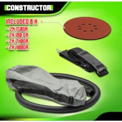 Ponceuse Plâtre 1220W - 225mm Avec Sac Récupérateur Et 8 Abrasifs - Constructor -Promos Brico Forte Boutique 46301061 4