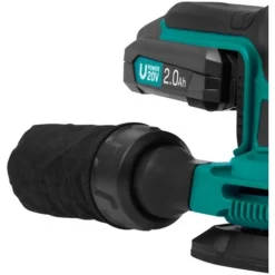 Ponceuse Delta Multifonction Sans Fil 20V – 6 Feuilles Abrasives, Batterie 2.0Ah Et Chargeur Inclus 7 Ponceuse Delta Multifonction Sans Fil 20V – 6 Feuilles Abrasives, Batterie 2.0Ah Et Chargeur Inclus -Promos Brico Forte Boutique 46307019 4