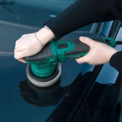 Polisseuse Double Action 650W - 125mm - 7 éponges Et Plateau De Polissage Inclus -Promos Brico Forte Boutique 46333423 3