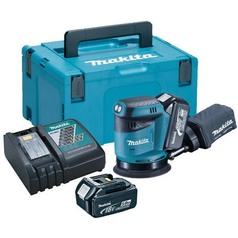 Ponceuse Excentrique 18V LXT Ø125 Mm (2x5,0 Ah) En MAKPAC - MAKITA DBO180RTJ 1 Ponceuse Excentrique 18V LXT Ø125 Mm (2x5,0 Ah) En MAKPAC - MAKITA DBO180RTJ