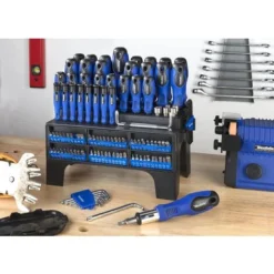 Jeu De Tournevis Et D'embouts Avec Support 116 Pièces Westfalia -Promos Brico Forte Boutique 47554839 2