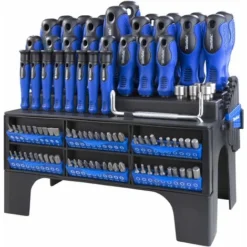 Jeu De Tournevis Et D'embouts Avec Support 116 Pièces Westfalia -Promos Brico Forte Boutique 47554839 3