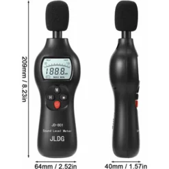 Sonomètre, 30-130dB Sonomètre Numérique Avec Fonction De Maintien Des Données Max/Min/Temps Réel, Professionnel Compteur Décibel Haute Précision 7 Sonomètre, 30-130dB Sonomètre Numérique Avec Fonction De Maintien Des Données Max/Min/Temps Réel, Professionnel Compteur Décibel Haute Précision -Promos Brico Forte Boutique 48077630 3