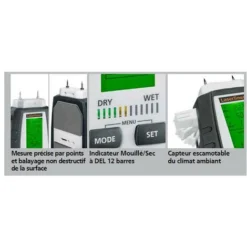 Laserliner - Instrument Universel De Mesure D'humidité Bluetooth Avec Capteur Escamotable - MultiWet-Master Compact Plus -Promos Brico Forte Boutique 49637633 4