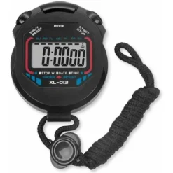 Chronomètre Numérique à Main Sport Multifonctions Course Montre XL-013 Noir Alarme Sport Précision Écran LCD, Fontainebleau