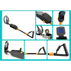 1008A Détecteur De Métaux Noir Adulte Et Enfant Détecteur De Métaux Plage Détecteur De Métaux -Promos Brico Forte Boutique 51322540 5