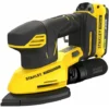 Ponceuse De Finition 12000trs/min Sans Fil 18V STANLEY FATMAX Gamme V20 Avec 1 Batterie 2Ah, 1 Chargeur 2A, En Sac Souple De Transport